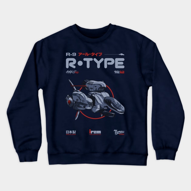 R-Type Retro Vintage Arcade Crewneck Sweatshirt by wearableitems